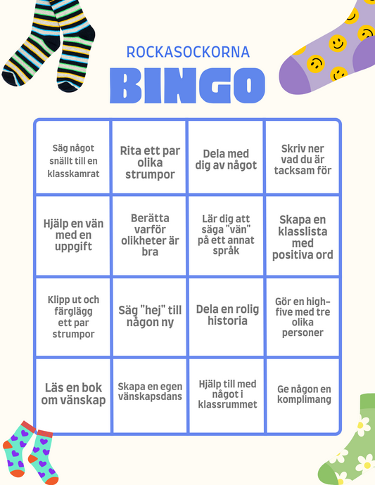 Rocka Sockorna Bingo